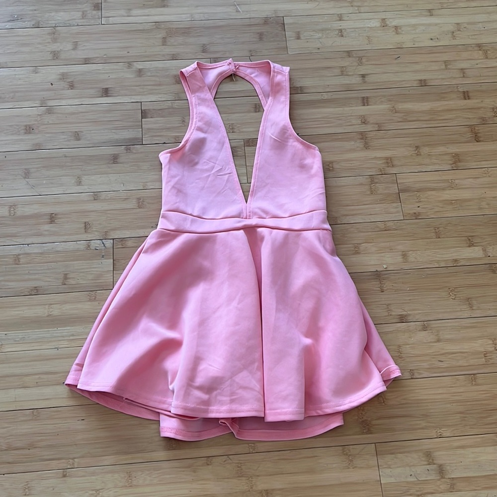 Open back dress